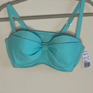 Forever 21 Aqua Blue Bikini Top NWT
